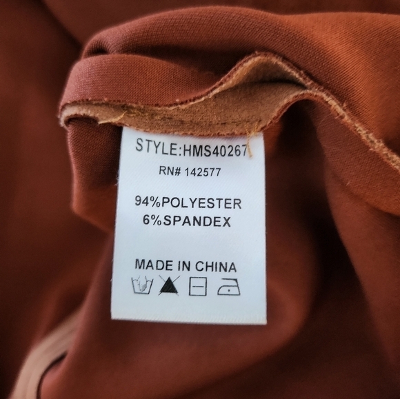 Haute Monde feaux brown suede skirt size Large - Picture 4 of 6